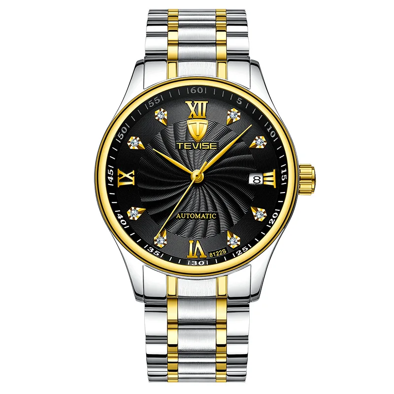 TEVISE 8383A Automatic Mechanical Men's Watch with Week and Date Display -  Business Style Wristwatch | Watches for men, Wrist watch, Wristwatch men