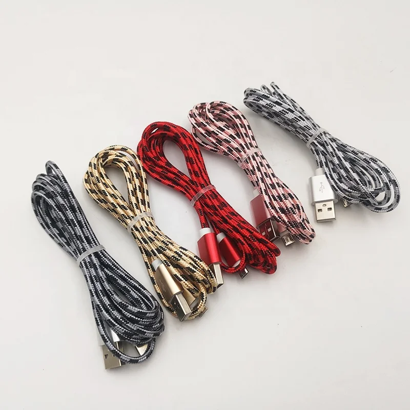 Быстрая зарядка 6FT 2 м USB кабель с нейлоновой оплеткой USB-C зарядный кабель для синхронизации данных USB кабель для передачи данных с разъемом типа C