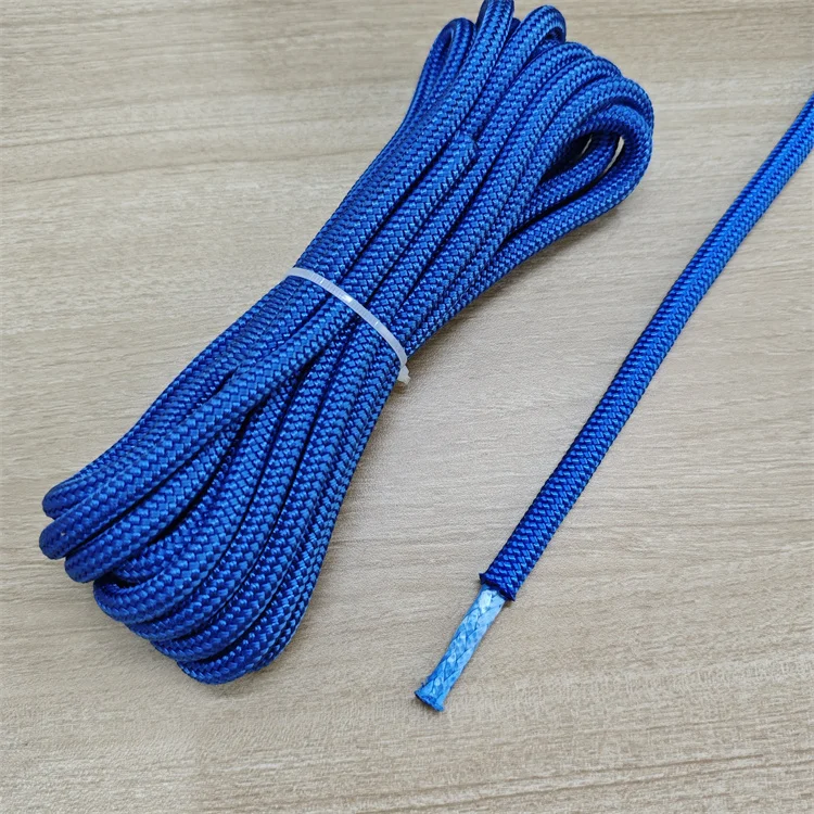 Low Stretch UHMWPE Braided Rope UHMWPE Core Polyester Cover Marine Rope 2