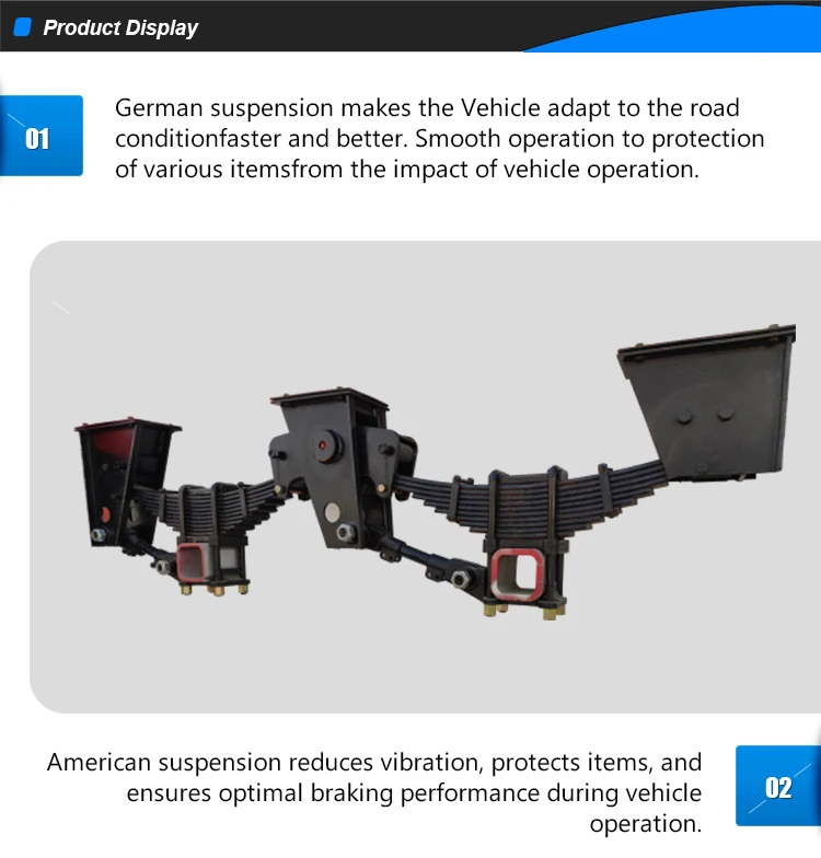 Factory Customization Truck Semi Trailer Parts Air Ride Suspensions For