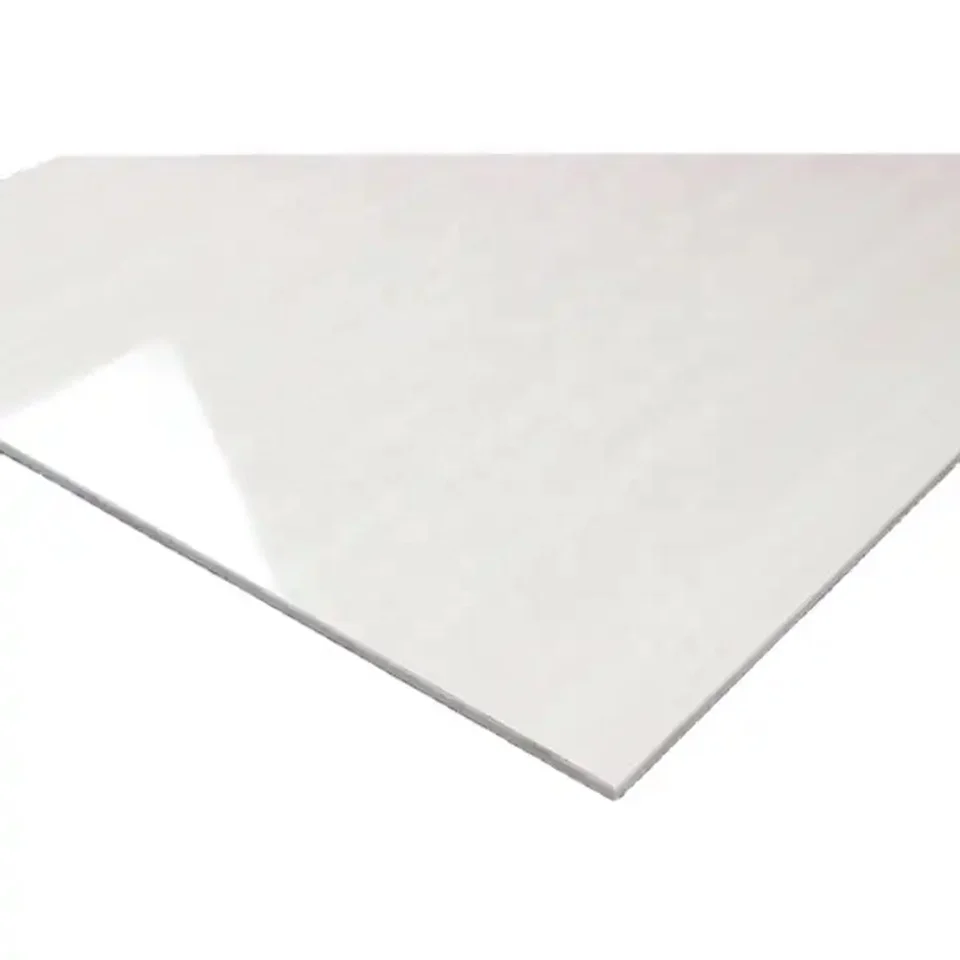 Fair Line High Gloss Light Grey White Polished 600x600 Porcelain Floor Wall Tiles