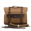 Khaki brown leather