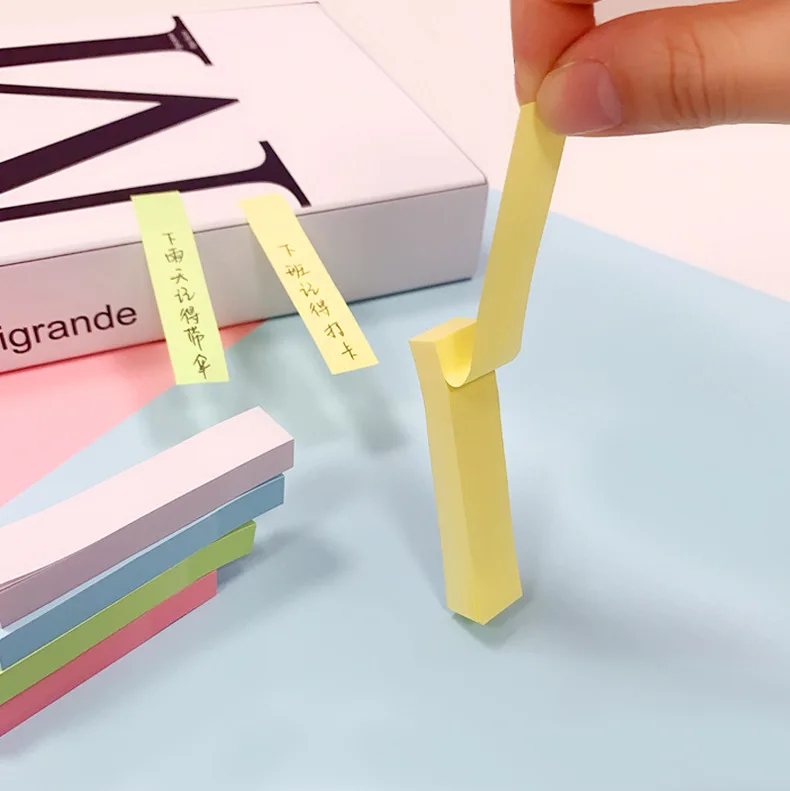 5 Colors  Memo Sticky Notes Adhesive Sticky Note Pad for Office School