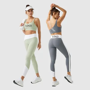 Private Label Gym Fitness Sets Wholesale Sports Fitness Yoga Wear Gym Clothes Women Fitness Custom Workout Sets for Women