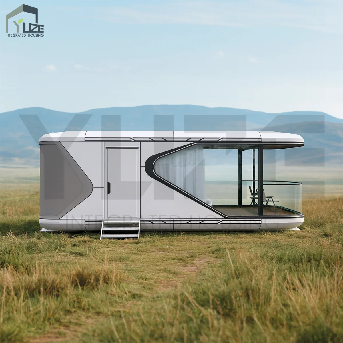 Luxury Design Resort Use Tiny House Prefabricated Space Capsule House With Smart Audio-Visual Systems
