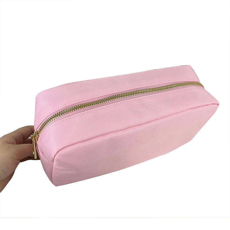 Stoney Clover Waterproof Nylon Cosmetic Bag Personalized Chenille