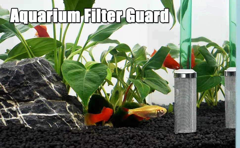 Aquarium Filter Intake Guard Stainless Steel Fish Pre Filter Intake