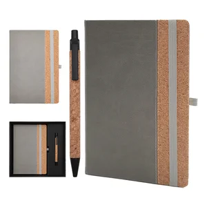 2026 Customize Book Office Agenda Cork A5 Diary Journals Eco Notebook Business Gift Set With Pen