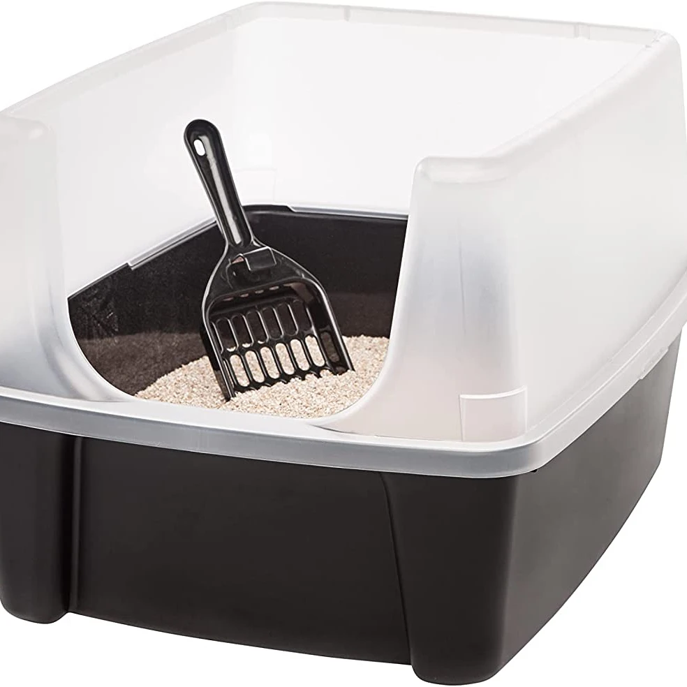 Top Entry Cat Litter Box For Cats Litter Scoop Automatic Sifting Cat