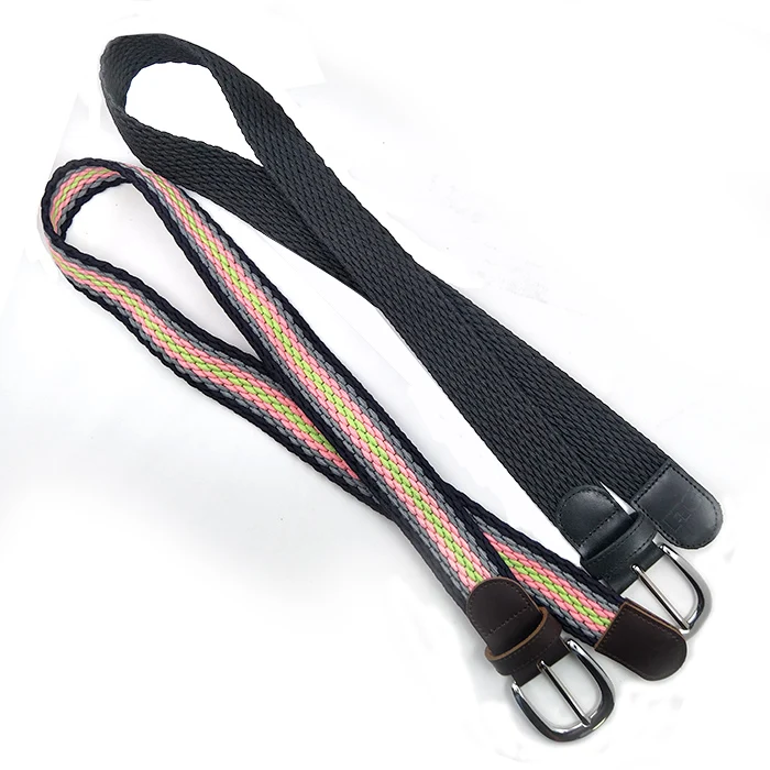 best selling   exquisite webbing  fashion belt  with  custom leather   belt