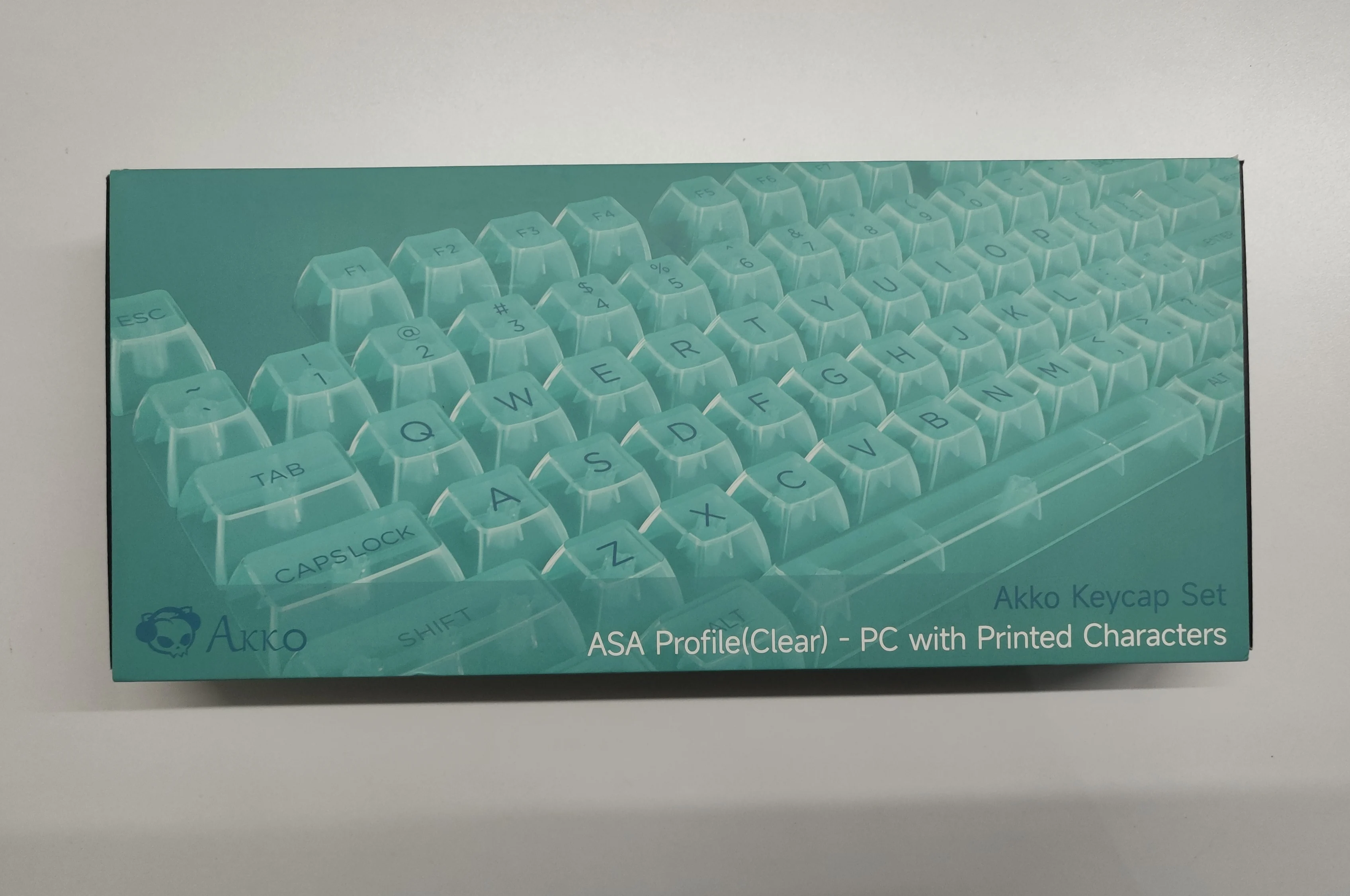 Akko Clear Translucent PBT Keycap Set ASA V2 Profile for Mechanical ...