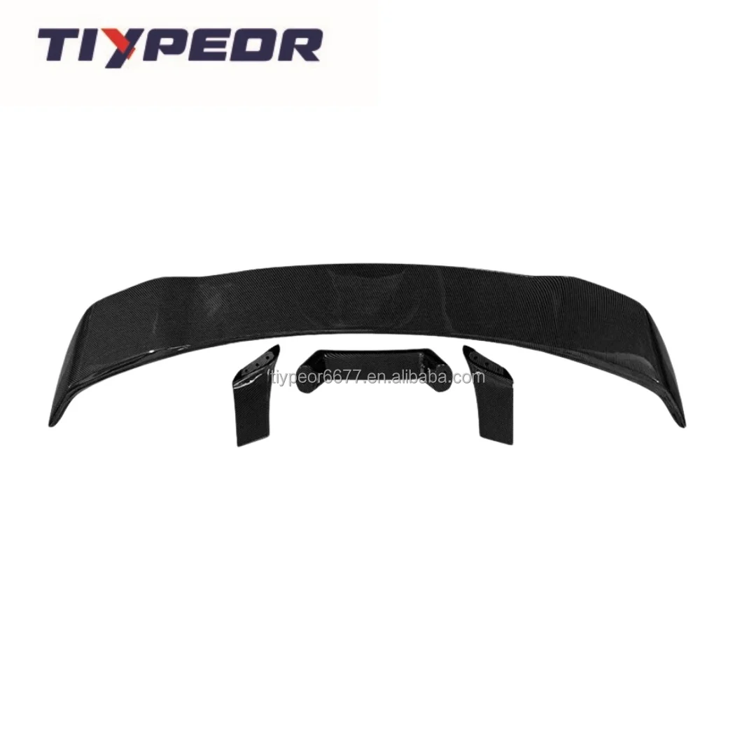 product tiypeor rear spoiler wing for 2024   2025 ford mustang gt muscle racing car exterior accessories track pack rear trunk lip-8