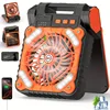 Ventilador de exterior FX99 (salida solar) naranja
