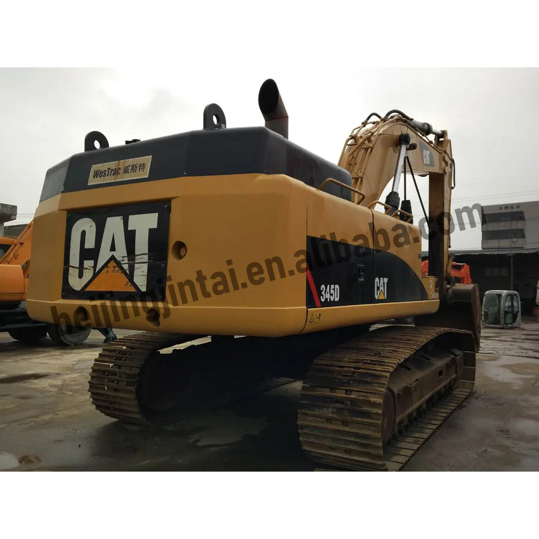 Secondhand Caterpillar CAT345D Excavator 45ton Large Backhoe Good ...