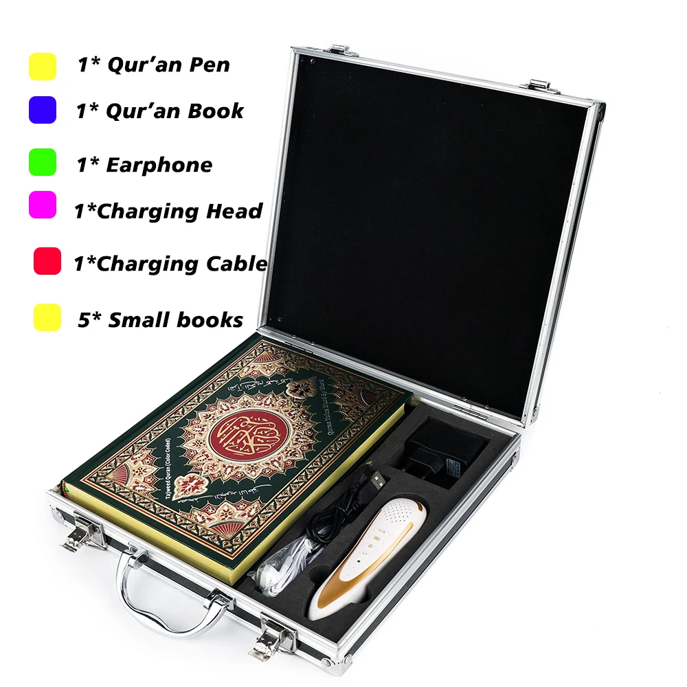Hot Selling Quran Reader 16gb Quran Reading Pen With Book Set With Translator Language Pen