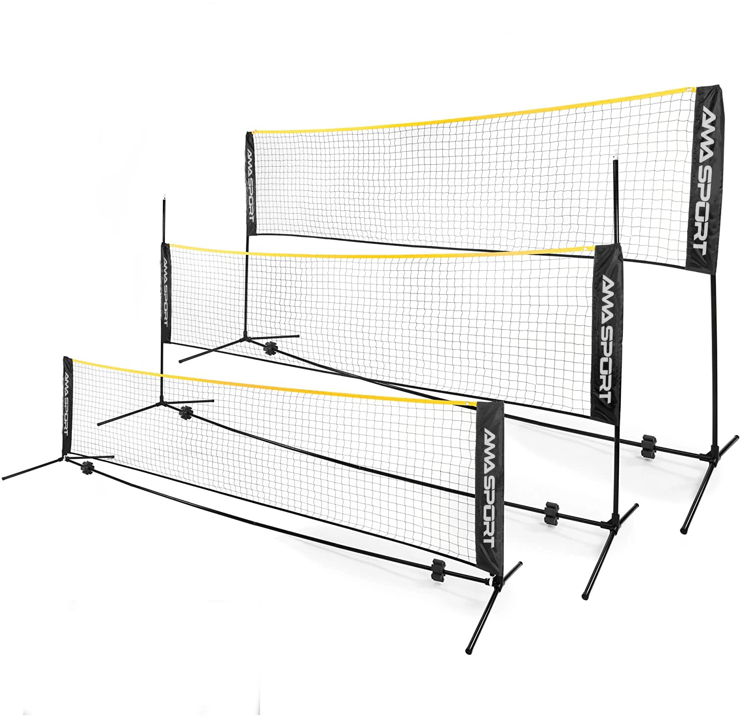 Foldable Mini Net Stand Portable Tennis Net with Adjustable Height