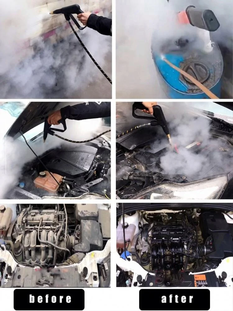 Китайский Производитель низкая цена автомойка с 2 пистолетами паровая машина для автомобиля