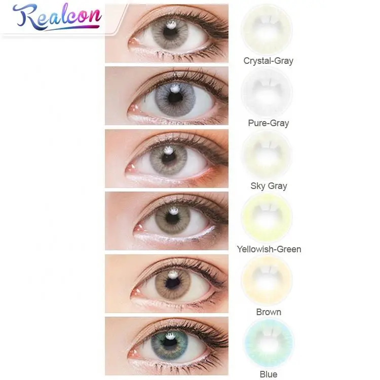 Realcon Aurora Soft Feeling Natural Color Eye Contact Lens Eye Color