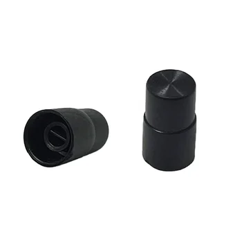 Tactile Push Button 8.5MM Black Switch Cap Momentary Button Cap Black for Amp Controller Synth Mixer