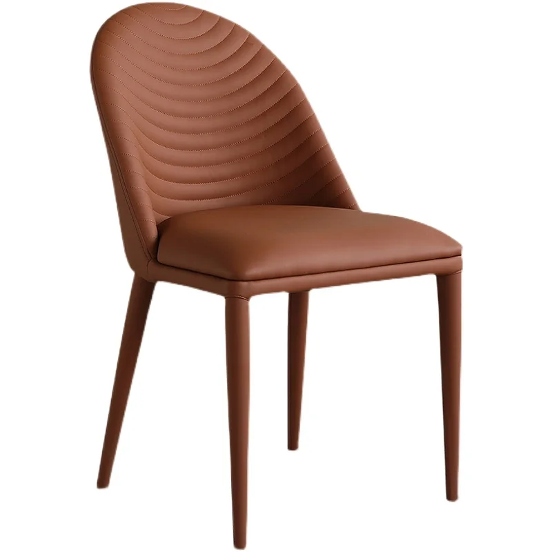 Italian Modern Single Dining Chair Hotel Pu Dining Room Chair Furniture
