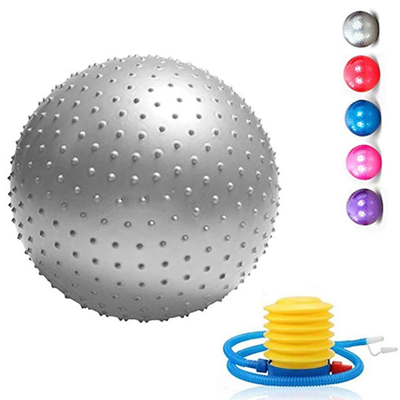 55cm 65cm 75cm 85cm Swiss Balance PVC Yoga Ball With Air Pump Customized  logo Massage Yoga Ball