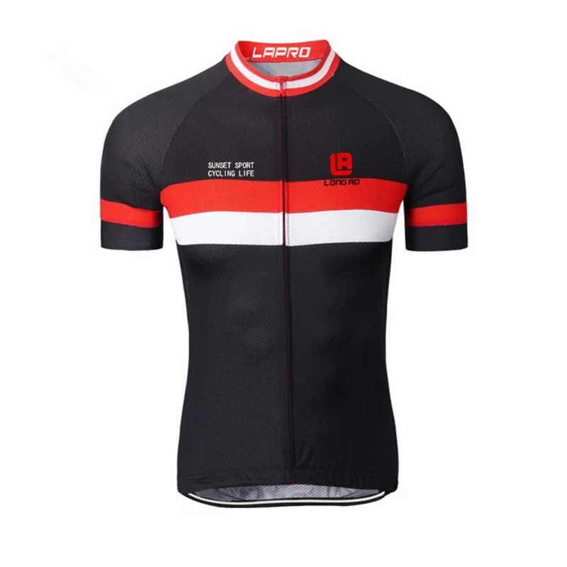 Durable Using Full Zip Bicycle Jersey Red And Black Men S Singles Cycing Wear Buy 结核分枝杆菌 Mtb 球衣 骑自行车的球衣的男人 适合骑自行车户外运动服装