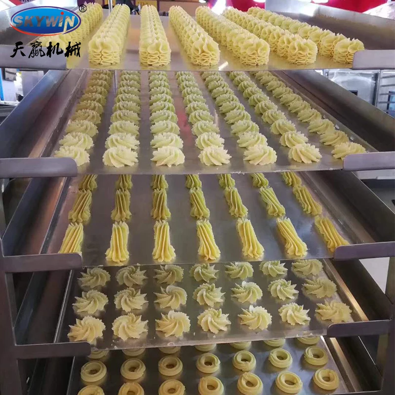Automatic Small Biscuit Make Machine for Making Cookie Biscuit Wire Cutter and Cookie Depositor