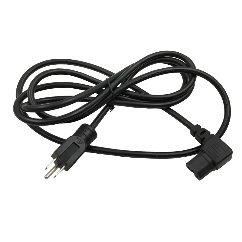 Sjtw Cable Nema 5-15p To Right Angled Iec C15 Extension Power Cord ...