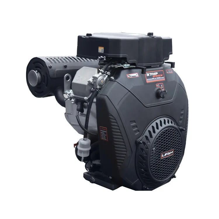 37hp V-twin Cylinder Gasoline Engine 36.5mm Horizontal Shaft Engine ...