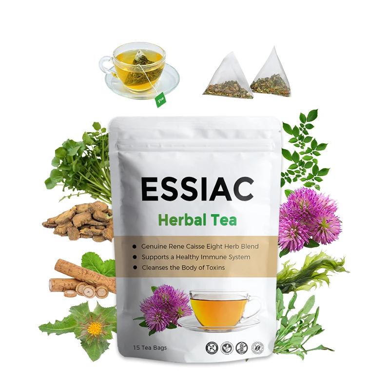 Private Labels Natural Organic Chinese Herbs ESSIAC Herbal Tea Burdock Tea Red Clover Flavored Tea