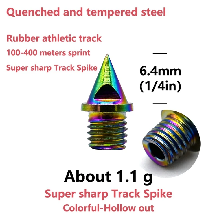 Track And Field Spikes 1/4" Length Super Sharp Shoe Spikes Replacement