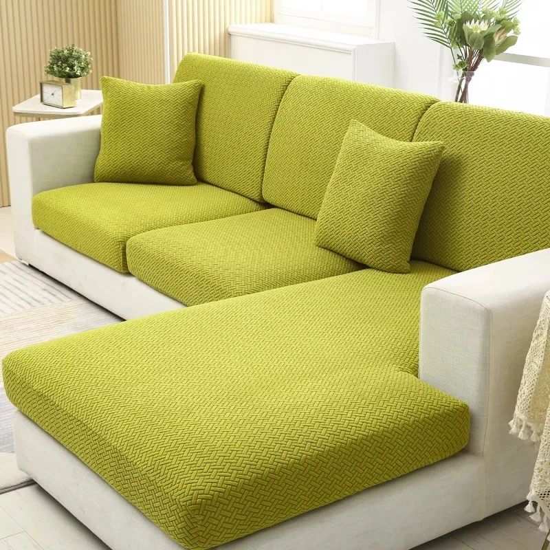 High Quality Jacquard Sofa Seat Cushion Cover Stretch Cushion Cover For