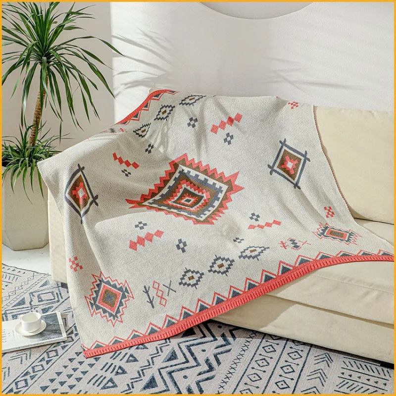 Air Conditioning Blanket Office Bohemian European Style Knitted ...