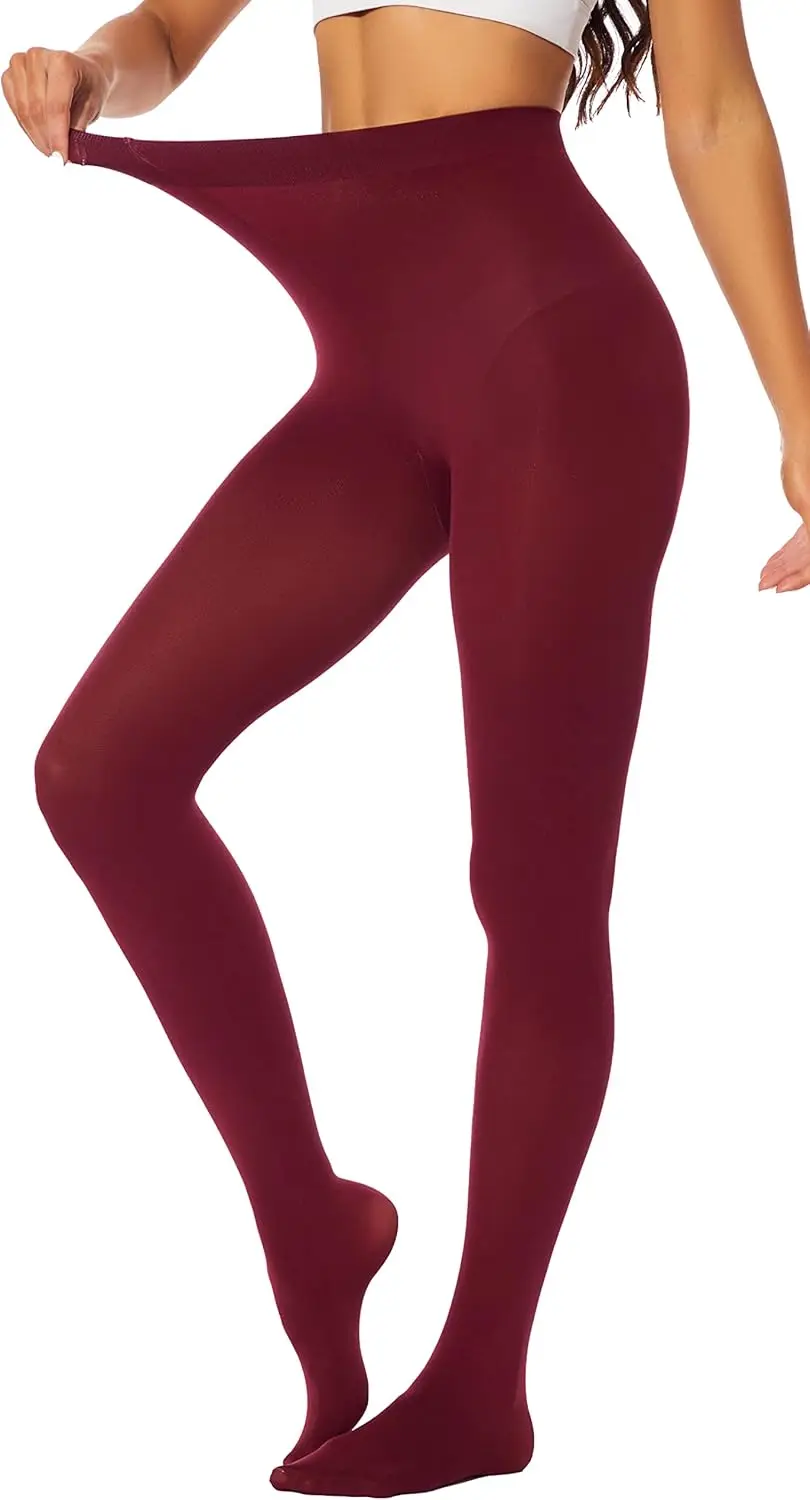 Женские мягкие полупрозрачные однотонные колготки 80 денье