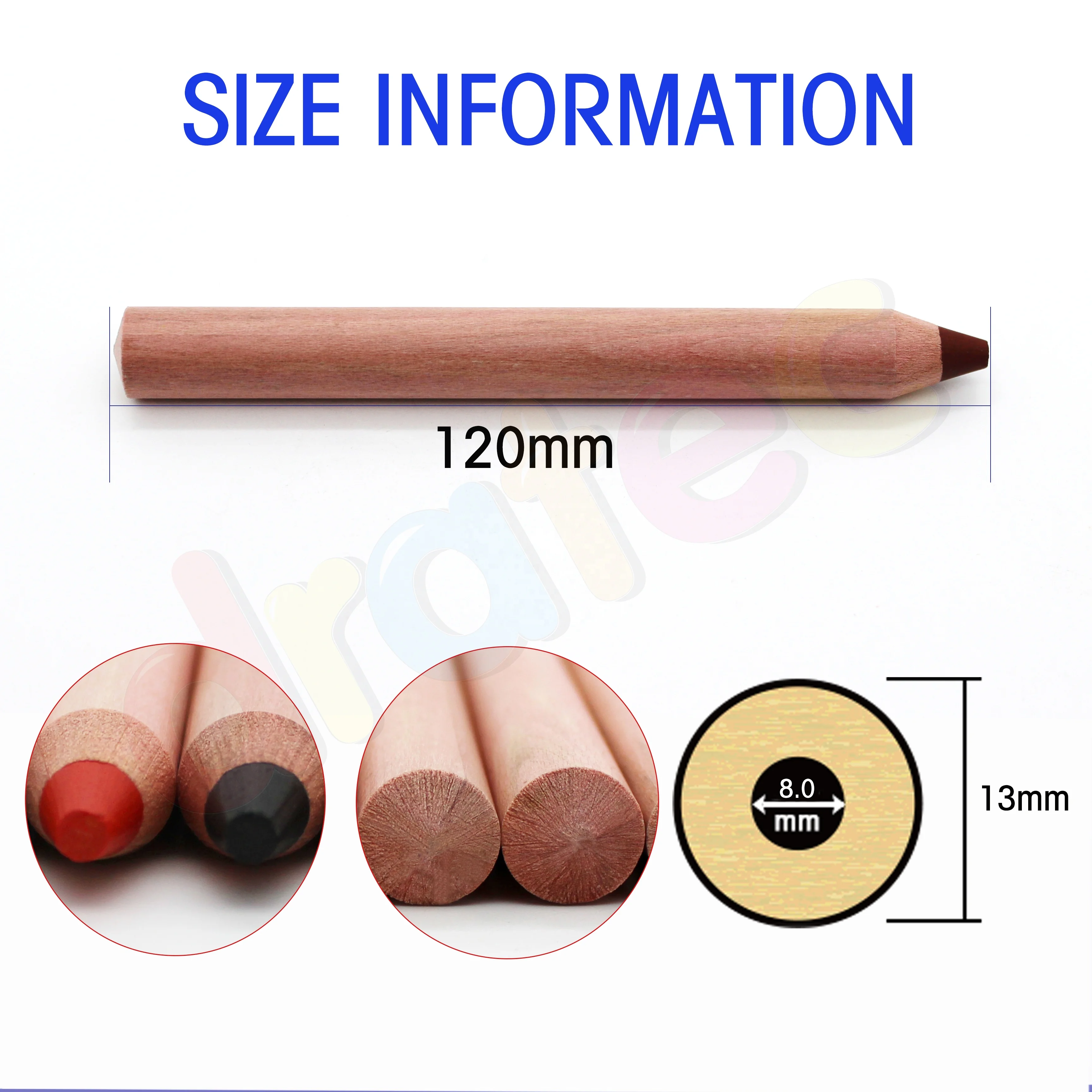 high quality woody wax crayons jumbo