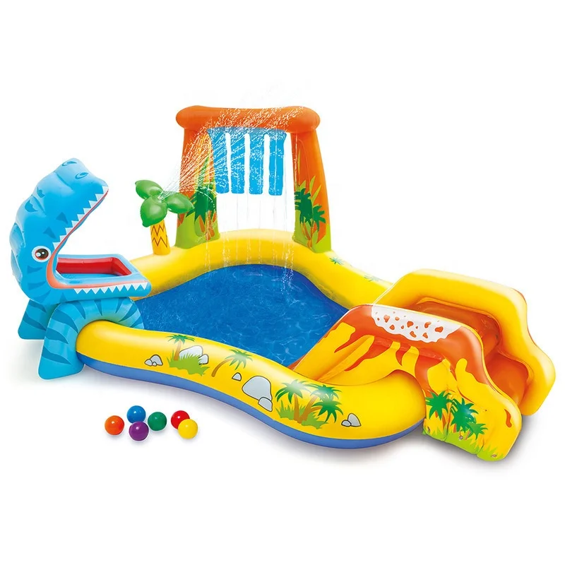 INTEX Dinosaur Inflatable Play Center - Water Fun for Kids