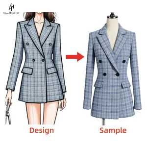 OEM ODM Custom High End Quality Small MOQ Tailor Services Church Suits for Black Women's Trouser Office Suits Set Suit for Women