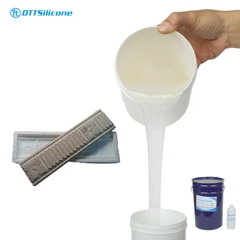 Price of Liquid RTV Silicone Rubber Compound for GRC,  Plaster Molds products silicon mold making