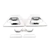 Chromium-plated rear door handle * 6-ABS