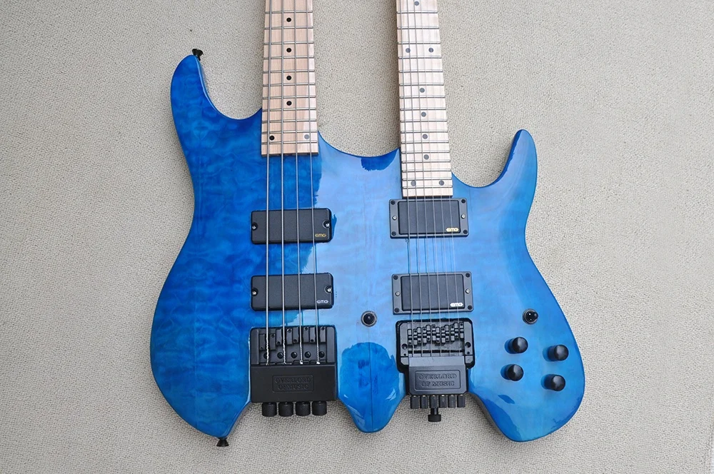Electric Double Neck Guitar - Right-Handed 4+6 Strings