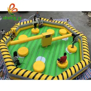 Hot Sale Inflatable Game Wipeout Obstacle Course