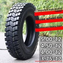 5.00-12 New Conditions for Tricycles: Tubeless Tires, Wear-resistant Warranty, Brand New Genuine Products
