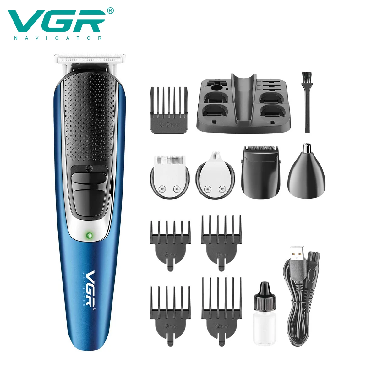 VGR V-172 5 in 1 Grooming Kit - Professional Electric Beard Trimmer