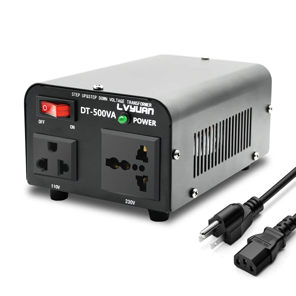 Voltage Regulator 110v 220v Voltage Converter 300w 500w 1000w 2000w 3000w 4kw 5kw Converter Step up and Step-down Transformer