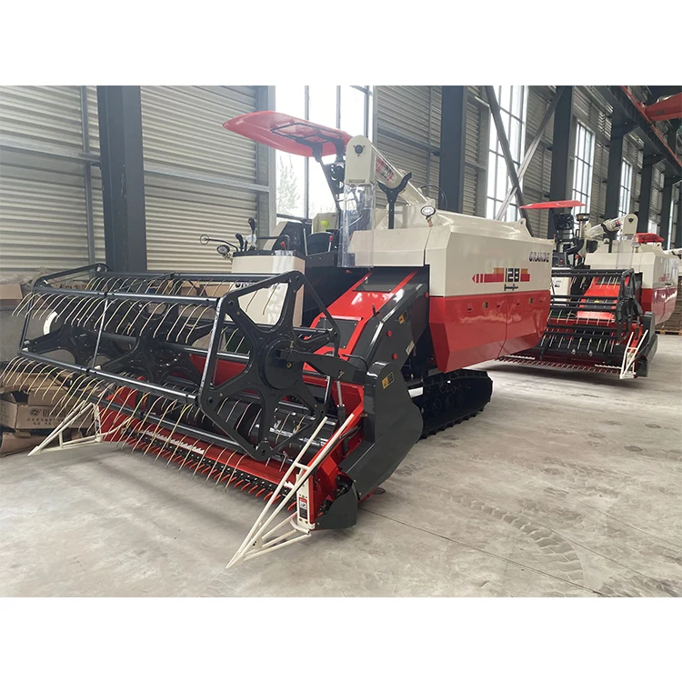 高生産性大型収穫機130HP巨大穀物タンクコンバインハーベスター