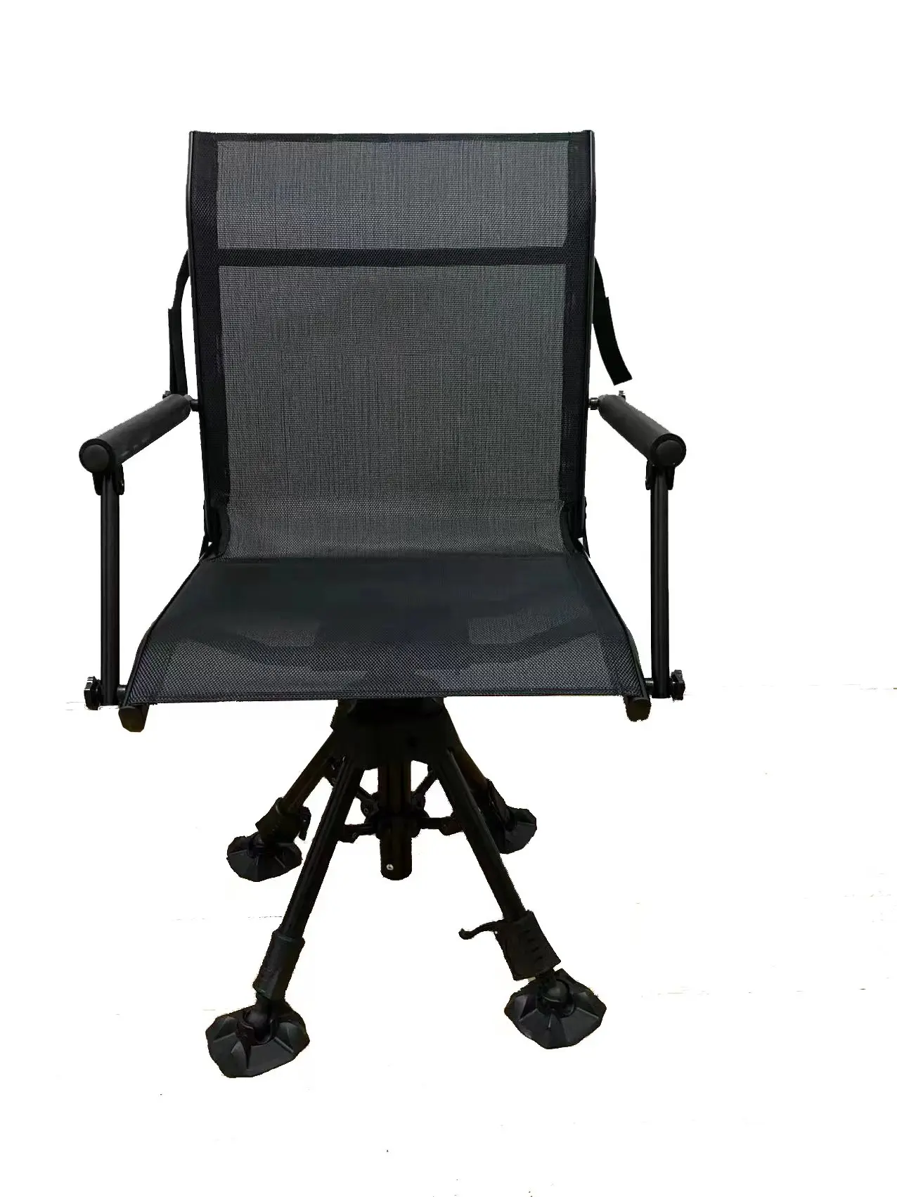 Swivel Hunting Chair with Adjustable Legs Lightweight