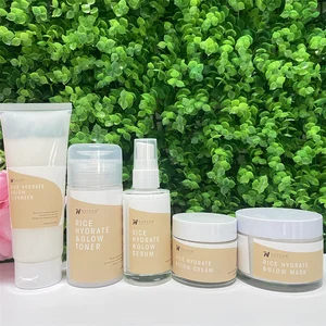 OEM Korean Spa Face Skin Care Products Deep Cleansing Rice Mask Oil Control Anti Acne Brightening Facial Rice Mask