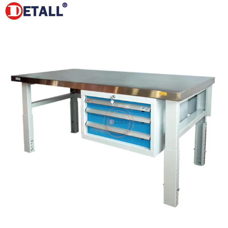 Workbench Workshop Durable Steel Worktable Industrial Heavy Duty Work Bench