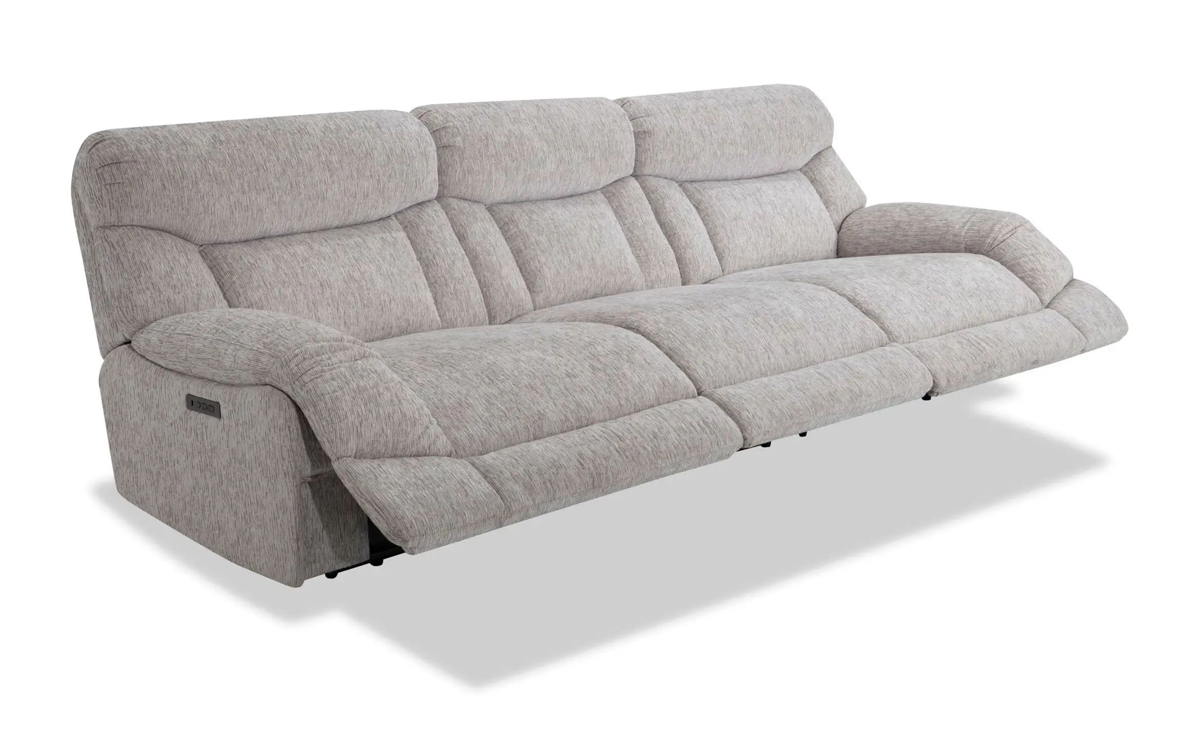 CY Massage Heated 360 Degree Power Swivel Rocker Recliner Chair Lazy Sofa With Cup Holders for Living Room