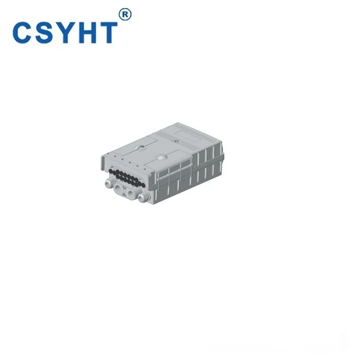 Outdoor Wall Mounted 2 PG Gland + 1 Oval + 16 Drop Cable Port NAP Fiber Distribution Box OTB NAP